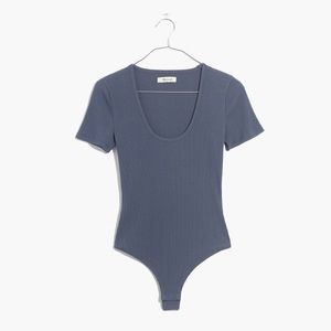 • Madewell • Scoop Rib Bodysuit - NWT
